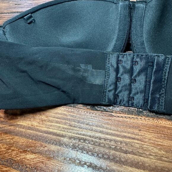 Auden Women's Black Lightly Lined Strapless Bra Size 34C - Picture 5 of 12